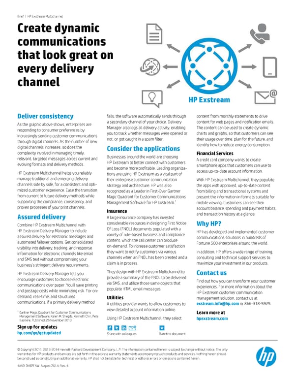 HP Exstream Multichannel - Page 3