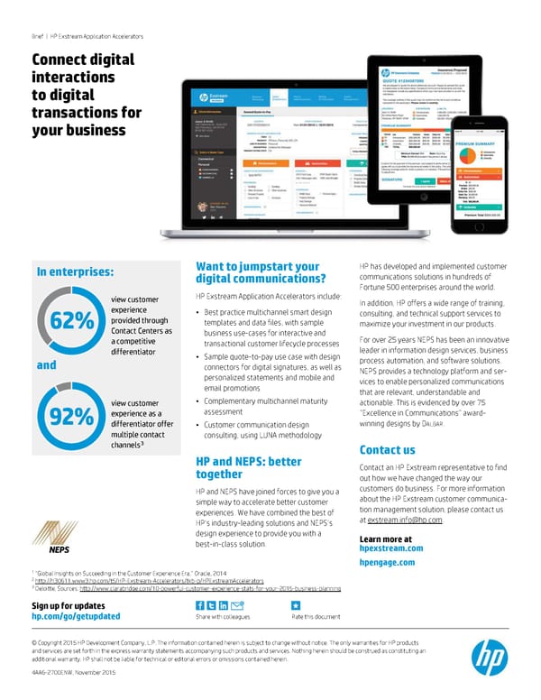 HP Exstream Application Accelerators - Page 3