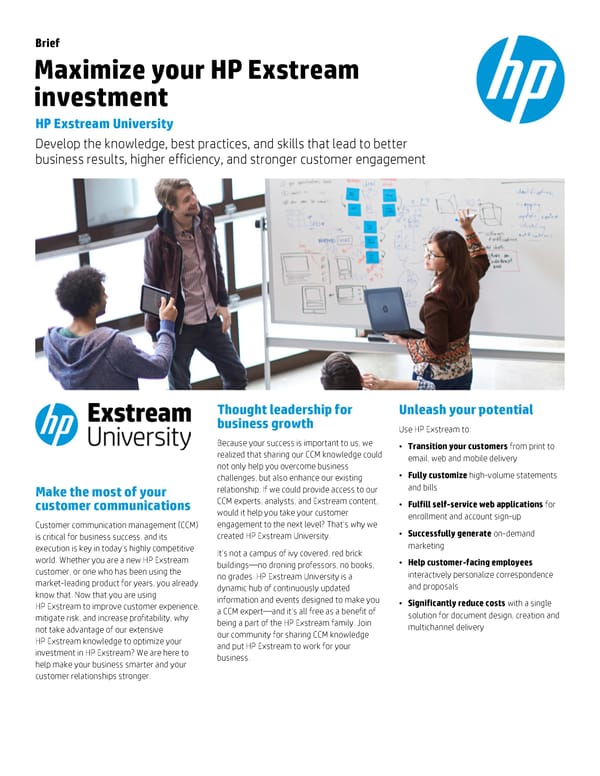 HP Exstream for Insurance - Page 14